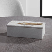 Uttermost 17724 Nephele White Stone Box