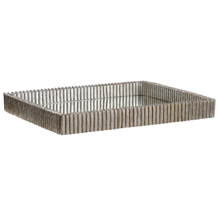 Uttermost 17732 Talmage Silver Mirrored Tray