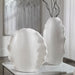 Uttermost Ruffled Feathers Modern White Vases