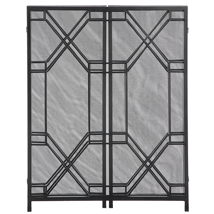 Uttermost Rosen Geometric Fireplace Screen