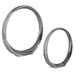 Uttermost Orbits Nickel Ring Sculptures