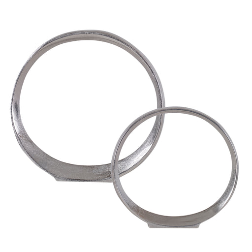 Uttermost Orbits Nickel Ring Sculptures