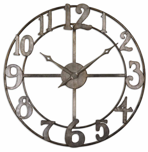 Uttermost 06681 Delevan 32" Metal Wall Clock
