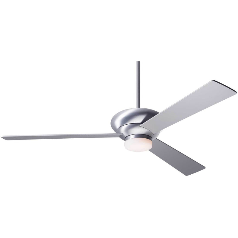 Modern Fan Company Altus Brushed Aluminum 52" Ceiling Fan with LED Light