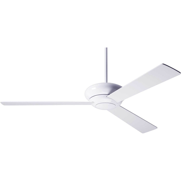 Modern Fan Company Altus Gloss White 52" Ceiling Fan with Remote Control