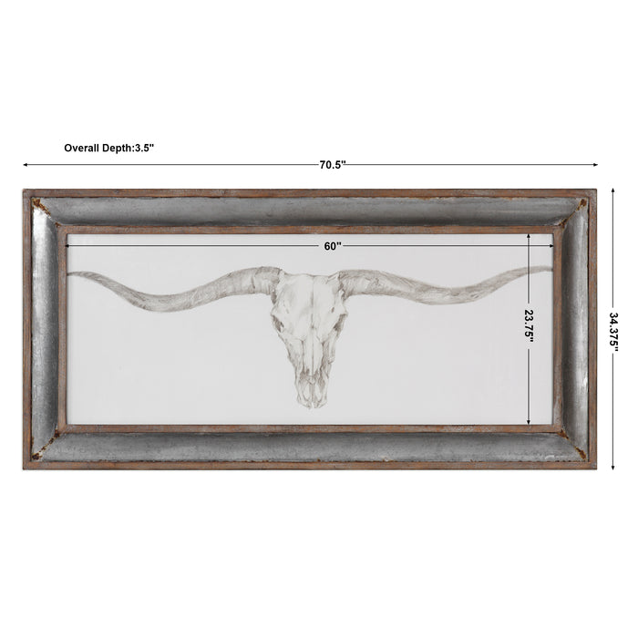 Uttermost Western Skull Mount Print