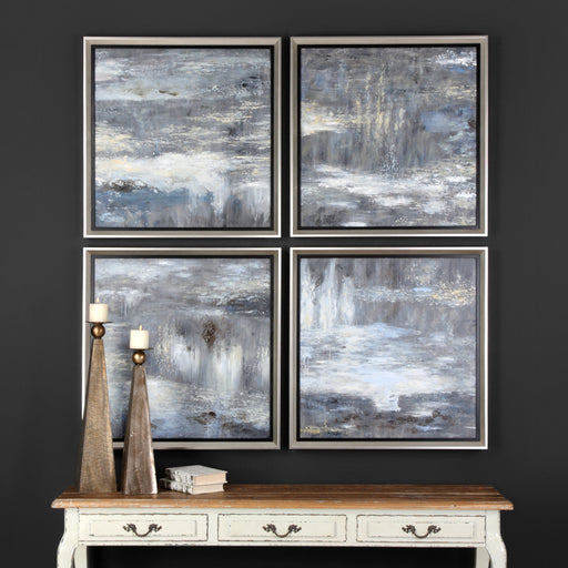 Uttermost Shades Of Gray Hand Painted Art