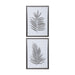Uttermost 33685 Silver Ferns Framed Prints Set of 2