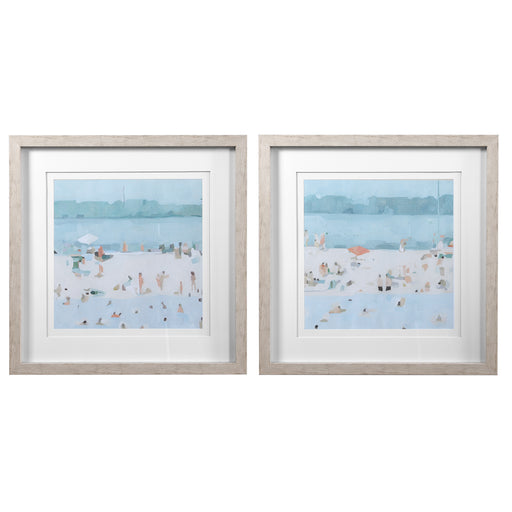 Uttermost 33695 Sea Glass Sandbar Framed Prints, Set of 2