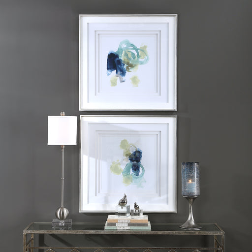 Uttermost 41598 Integral Motion Framed Prints, Set of 2