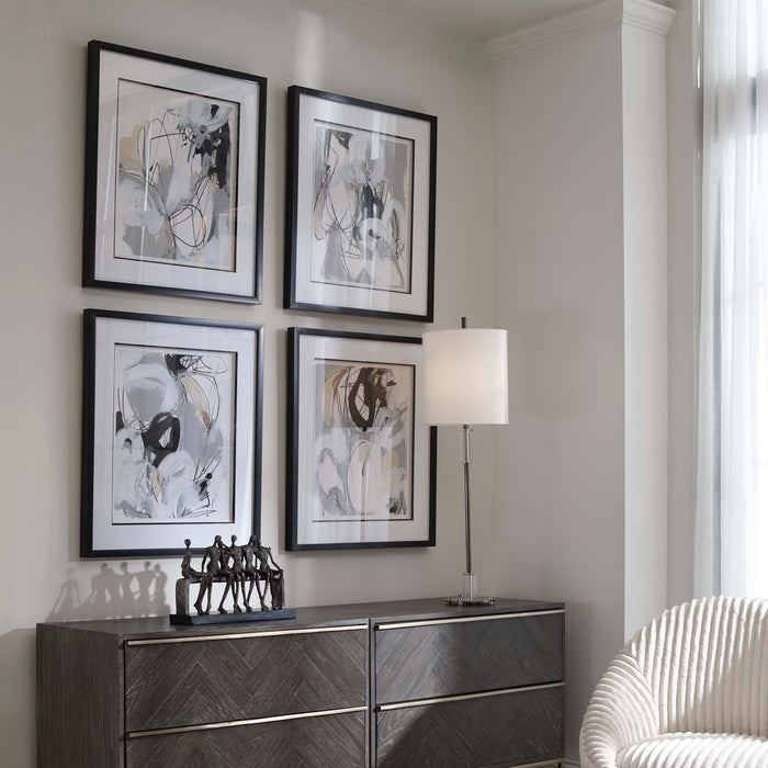 Uttermost Tangled Threads Abstract Framed Prints