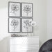 Uttermost Bloom Black White Framed Prints