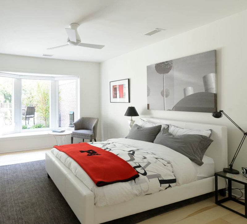 Modern Fan Company Altus Flush Mount Gloss White 52" Ceiling Fan