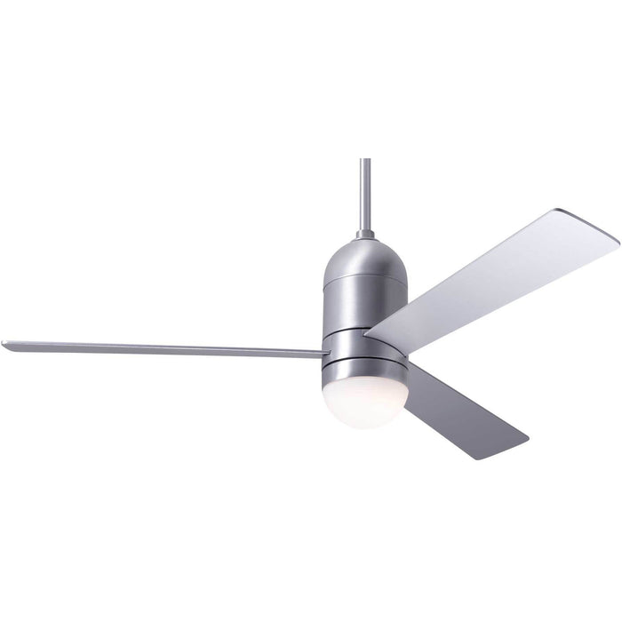 Modern Fan Company Cirrus DC Brushed Aluminum 50" Ceiling Fan with LED Light