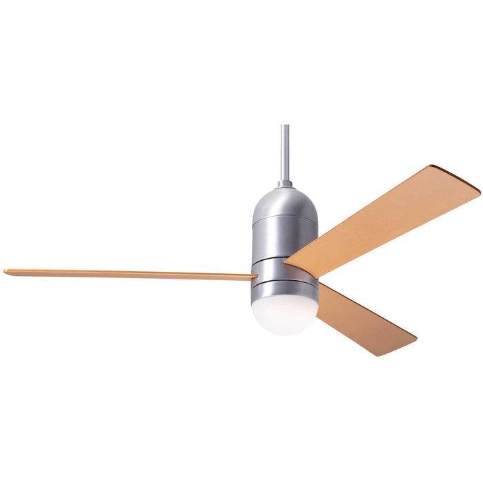 Modern Fan Company Cirrus DC Brushed Aluminum 50" Ceiling Fan with Maple Blades