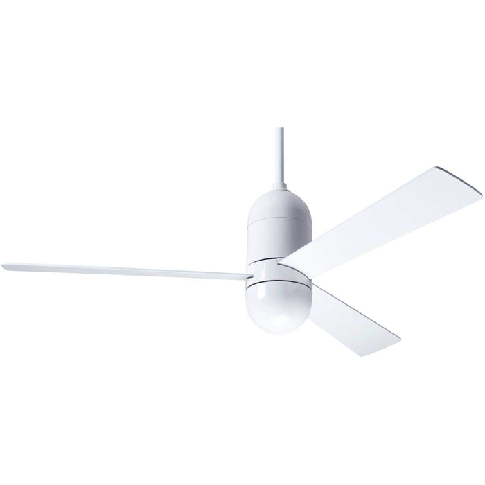 Modern Fan Company Cirrus DC Gloss White 50" Ceiling Fan with Remote Control