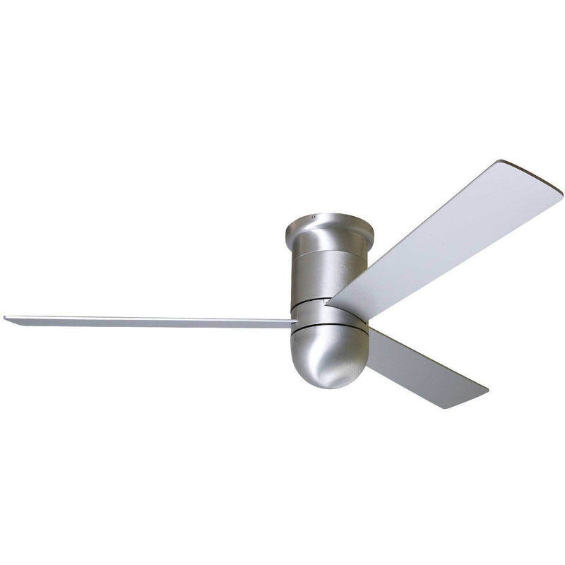 Modern Fan Company Cirrus DC Flush Mount Brushed Aluminum 50" Ceiling Fan