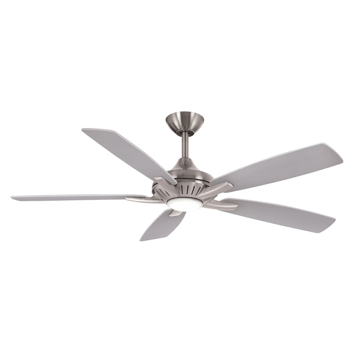 Minka Aire F1000-BN/SL Dyno Brushed Nickel LED 52" Ceiling Fan with Remote Contr