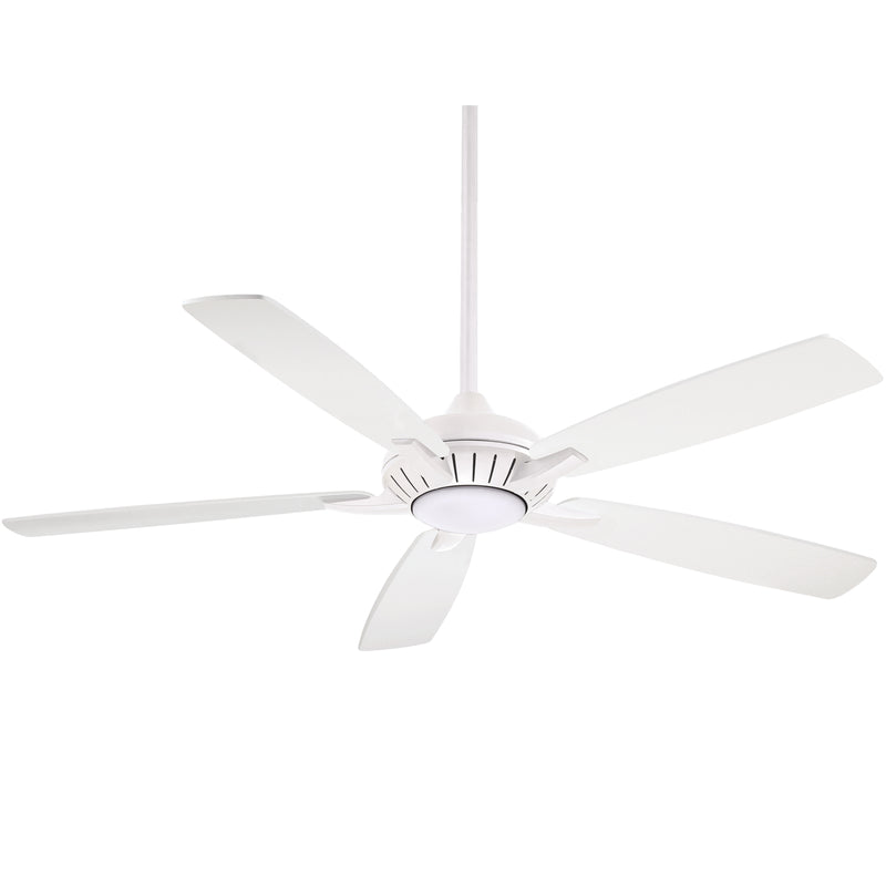 Minka Aire Dyno XL F1001-WH 60-Inch LED Ceiling Fan in White with Remote