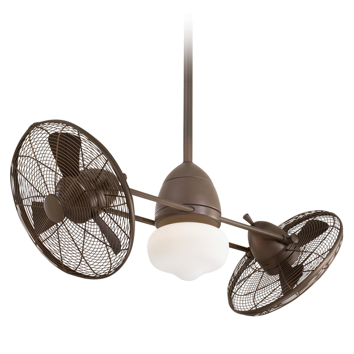 Minka Aire Gyro Wet 42 in. LED Indoor/Outdoor Oil Rubbed Bronze Ceiling Fan
