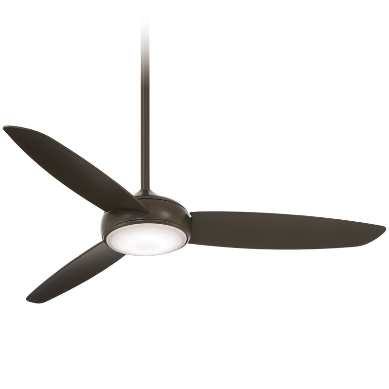 Minka Aire Concept IV F465L-ORB 54-Inch LED Smart Indoor/Outdoor Ceiling Fan in Oil Rubbed Bronze with Remote