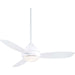 Minka Aire F476L-WH Concept I Wet White 52" Outdoor Ceiling Fan with Wall Control - ALCOVE LIGHTING