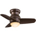 Minka Aire F510L-ORB Spacesaver Oil Rubbed Bronze 26" Flush Mount Ceiling Fan with Wall Control - ALCOVE LIGHTING