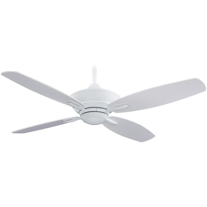 Minka Aire F513-WH New Era White 52" Ceiling Fan with Remote Control - ALCOVE LIGHTING