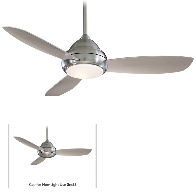 Minka Aire Concept I 52 in. LED Indoor Brushed Nickel Ceiling Fan with Remote - ALCOVE LIGHTING