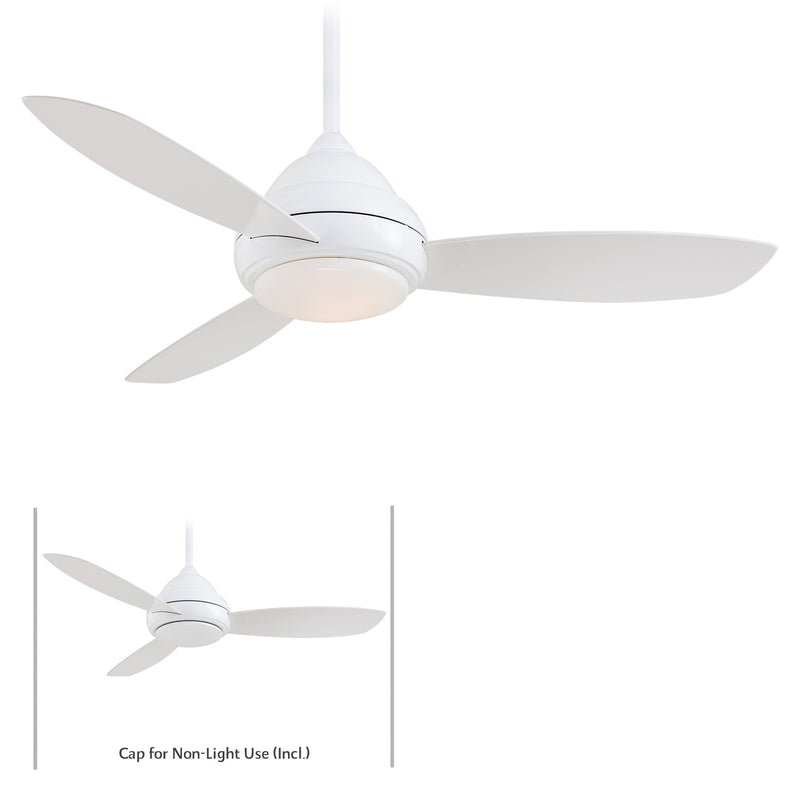 Minka Aire Concept I 52 in. LED Indoor White Ceiling Fan with Remote - ALCOVE LIGHTING