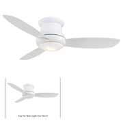 Minka Aire Concept II 52 in. Integrated LED Indoor White Ceiling Fan with Remote - ALCOVE LIGHTING
