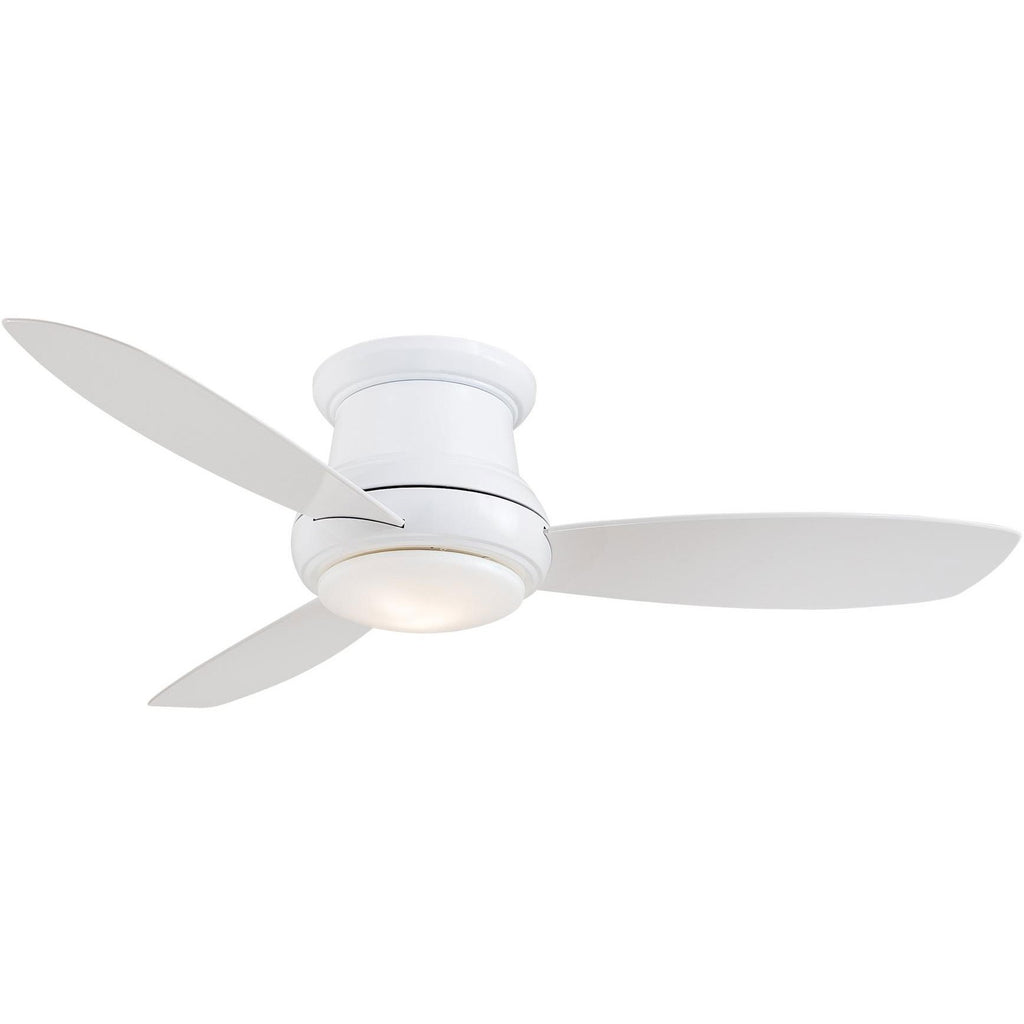 Minka Aire Concept II 52 in. Integrated LED Indoor White Ceiling Fan with  Remote