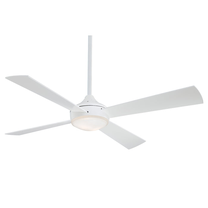 Minka Aire Aluma Wet 52 in. LED Indoor/Outdoor White Ceiling Fan