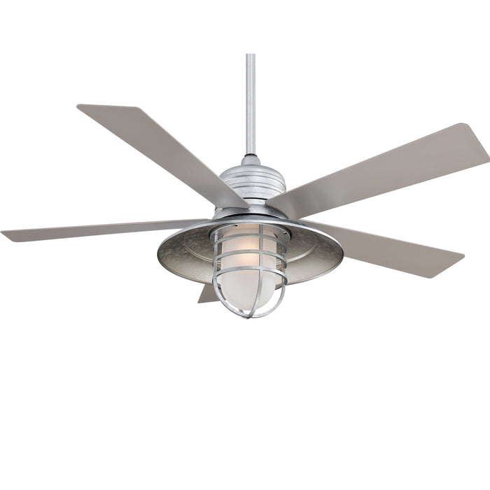 Minka Aire Rainman 54 in. LED Indoor/Outdoor Galvanized Ceiling Fan