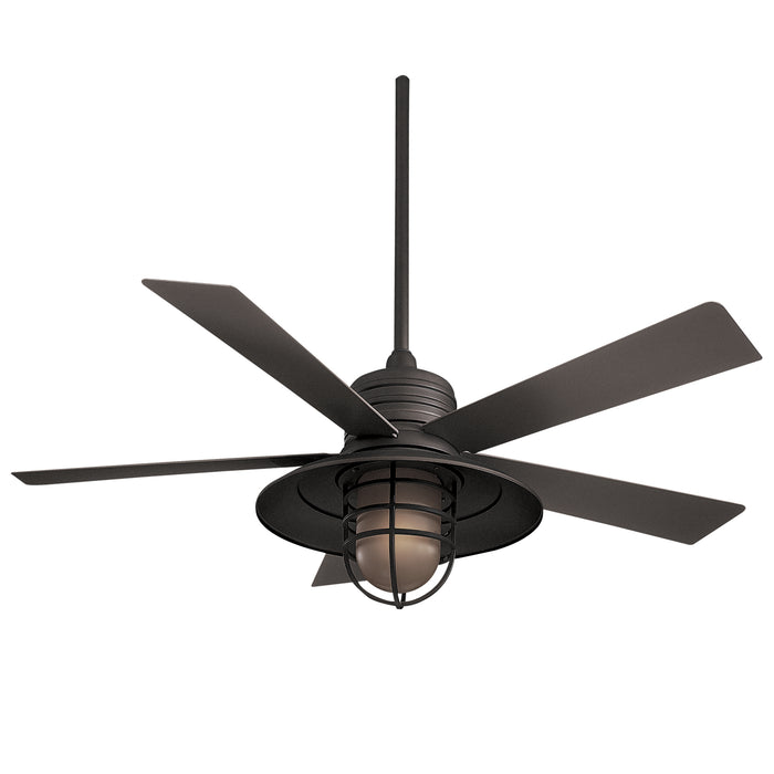 Minka Aire Rainman 54 in. LED Indoor/Outdoor Bronze Ceiling Fan