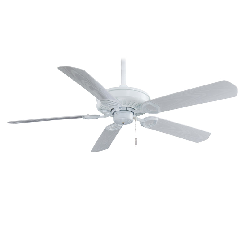 Minka Aire Sundowner F589-WH 54-Inch Energy Star Outdoor Ceiling Fan in White
