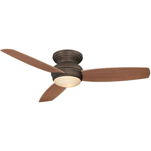 Minka Aire F594L-ORB Traditional Concept Oil Rubbed Bronze 52" Flush Mount Ceiling Fan with Wall Control - ALCOVE LIGHTING