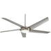 Minka Aire Raptor 60 in. LED Indoor Brushed Nickel Ceiling Fan with Remote - ALCOVE LIGHTING