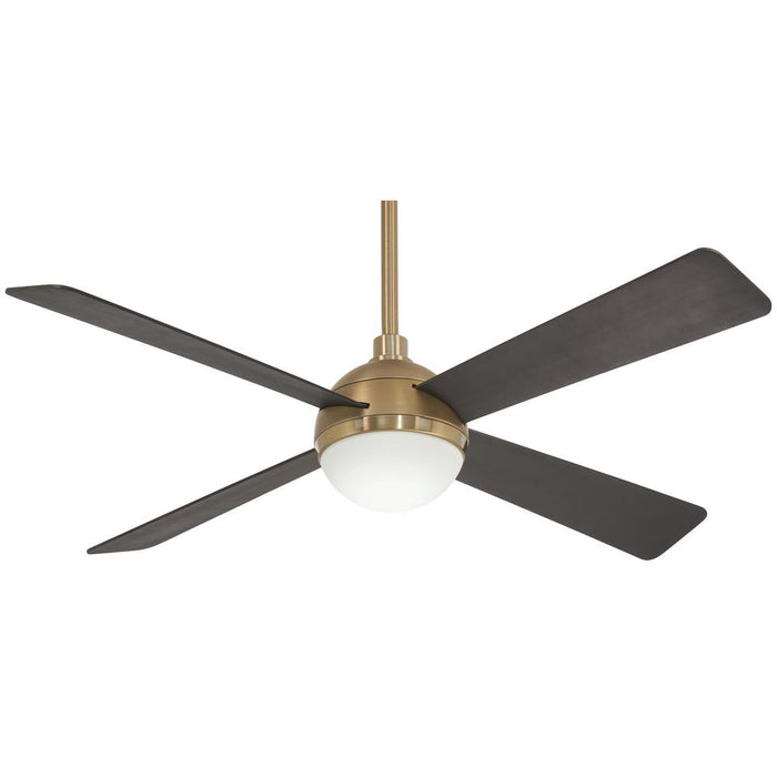 Minka Aire Orb 54 in. LED Indoor Brushed Brass/Soft Brass Ceiling Fan with Remote Control