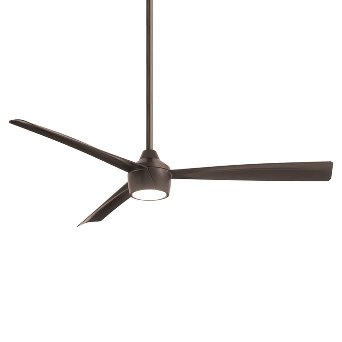 Minka Aire Skinnie 56 in. LED Indoor/Outdoor Bronze Ceiling Fan