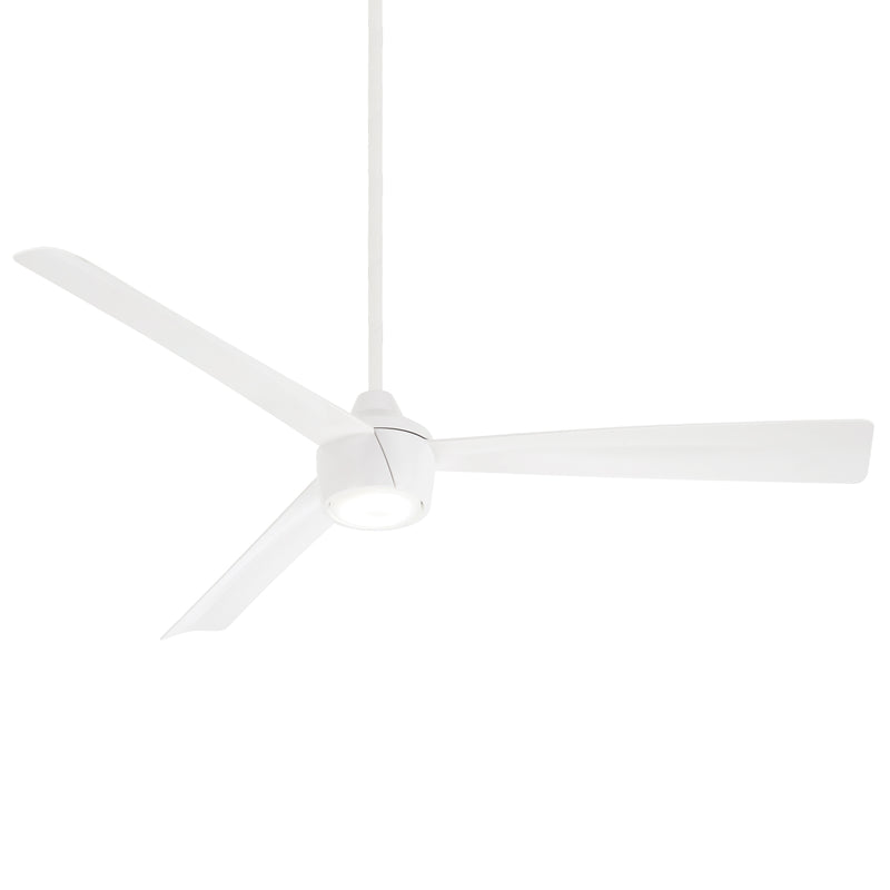 Minka Aire Skinnie 56 in. LED Indoor/Outdoor White Ceiling Fan