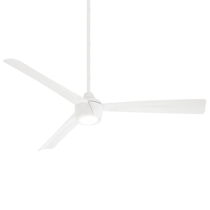 Minka Aire Skinnie 56 in. LED Indoor/Outdoor White Ceiling Fan