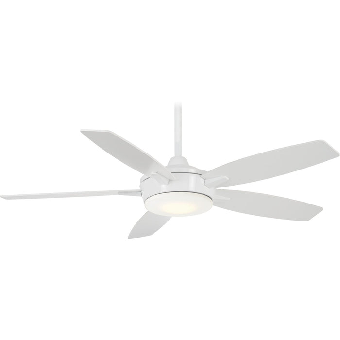 Minka Aire F690L-WH Espace White 52" LED Ceiling Fan with Remote Control