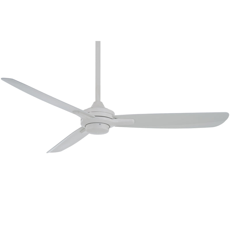 Minka Aire Rudolph 52 in. Indoor Flat White Ceiling Fan with Wall Control