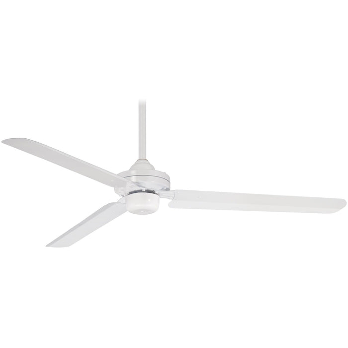 Minka Aire F729-WHF Steal Flat White 54" Ceiling Fan with Wall Control