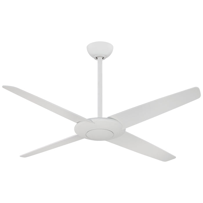 Minka Aire Pancake 52 in. Indoor White Ceiling Fan with Remote Control