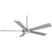 Minka Aire Sabot 52 in. LED Indoor Brushed Nickel Ceiling Fan with Remote - ALCOVE LIGHTING