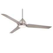Minka Aire Java 54 in. LED Indoor/Outdoor Brushed Nickel Wet Ceiling Fan - ALCOVE LIGHTING