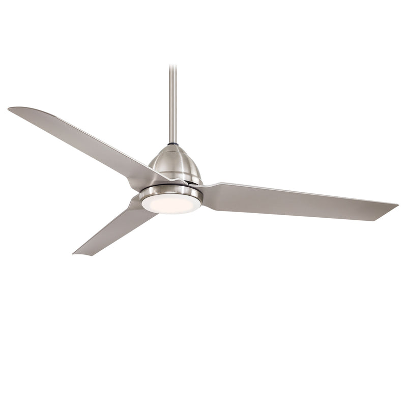 Minka Aire Java 54 in. LED Indoor/Outdoor Brushed Nickel Wet Ceiling Fan - ALCOVE LIGHTING
