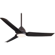 Minka Aire F753L-KA Java LED Kocoa 54" Outdoor Ceiling Fan with Remote Control - ALCOVE LIGHTING